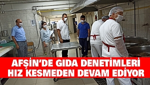 Afşin’de Gıda Denetimleri Hız Kesmeden Devam Ediyor