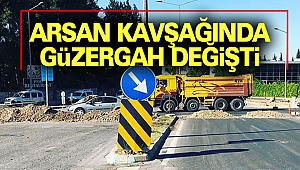 Arsan Kavşağında Güzergah Değişti