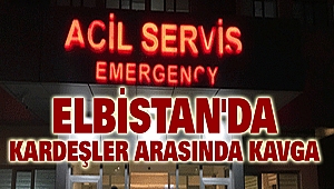 Elbistan'da kardeşler arasında kavga