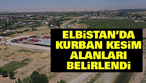 Elbistan’da kurban kesim alanları belirlendi