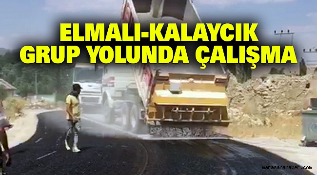 Elmalı-Kalaycık Grup Yolunda Çalışma