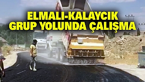 Elmalı-Kalaycık Grup Yolunda Çalışma