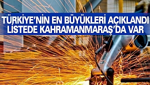 İlk 500’de 10 Kahramanmaraşlı