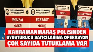 Kahramanmaraş Polisinden Uyuşturucu Satıcılarına Operasyon: Çok Sayıda Tutuklama Var
