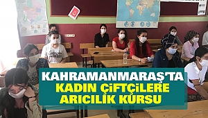 Kahramanmaraş’ta Kadın Çiftçilere Arıcılık Kursu