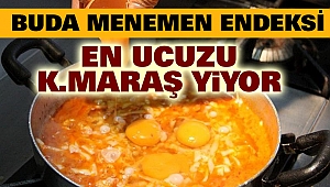 “Menemen Endeksi”nin verileri açıklandı: En ucuz menemeni Kahramanmaraşlılar Yiyor