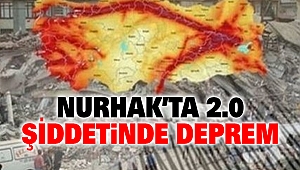 Nurhak’ta 2.0 Şiddetinde Deprem