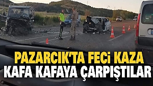 Pazarcık’ta Feci Kaza: Kafa Kafaya Çarpıştılar