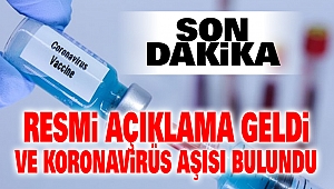 Resmi Açıklama Geldi: Ve Koronavirüs Aşısı Bulundu