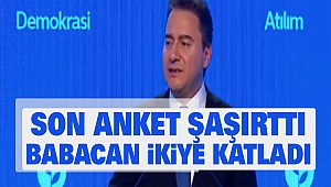 Son Anket Şaşırttı: Babacan İkiye Katladı