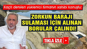 Zorkun Barajı Sulaması İçin Alınan Borular Çalındı!