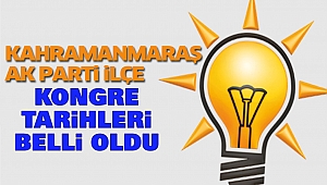 Ak Parti’nin İlçe Kongre Tarihleri Belli Oldu