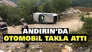 Andırın’da Otomobil Takla Attı