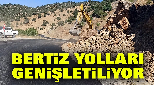 Bertiz Yolları Genişletiliyor