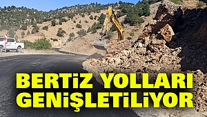 Bertiz Yolları Genişletiliyor