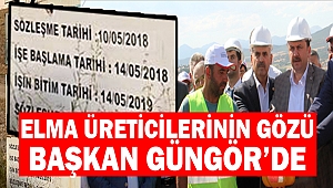 Elma Üreticilerinin Gözü Başkan Güngör’de