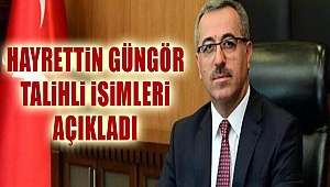 Hayrettin Güngör Talihli İsimleri Açıkladı