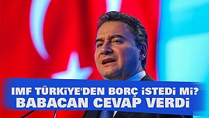 IMF Türkiye'den borç istedi mi? Babacan Cevap Verdi