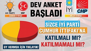 İYİ Parti Cumhur İttifakı’na katılmalı mı, katılmamalı mı? Dev anket başladı!