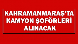 Kahramanmaraş İşçi Alımı