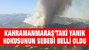 Kahramanmaraş'taki Yanık Kokusunun Sebebi Belli Oldu