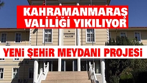 Kahramanmaraş Valiliği Yıkılıyor