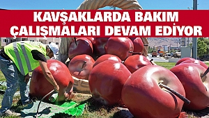 Kavşaklarda bakım çalışmaları devam ediyor