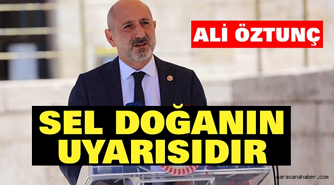 Sel Doğanın Uyarısıdır