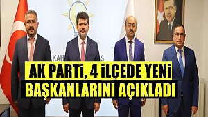 Ak Parti, 4 İlçede Yeni Başkanlarını Açıkladı