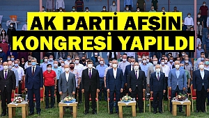 Ak Parti Afşin Kongresi Yapıldı 