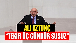Ali Öztunç: “Tekir Üç Gündür Susuz”