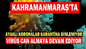 Ayaklı koronalar karantina dinlemiyor, virüs can almaya devam ediyor