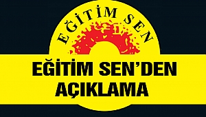 Eğitim Sen’den Açıklama