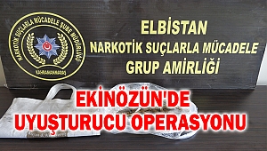 Ekinözün'de Uyuşturucu Operasyonu