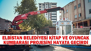 Elbistan Belediyesi kitap ve oyuncak kumbarası projesini hayata geçirdi