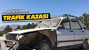 Elbistan’da Otomobiller çarpıştı: 2 yaralı