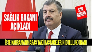 İşte Kahramanmaraş’taki Hastanelerin Doluluk Oranı
