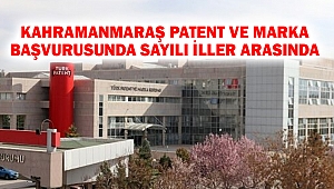 Kahramanmaraş Patent ve Marka Başvurusunda Sayılı İller Arasında