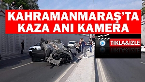 Kahramanmaraş'ta Otomobil Takla Attı: Sürücüyü İtfaiye Kurtardı