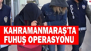Kahramanmaraş'ta Polisten Fuhuş Operasyonu