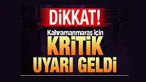 Meteoroloji’den Kahramanmaraş’a yağış ve fırtına uyarısı: 8 kuvvetinde esecek!