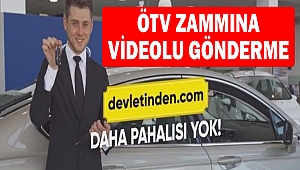 ÖTV zammına videolu gönderme: Devletinden.com daha pahalısı yok!