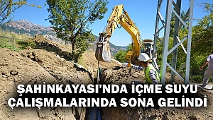Şahinkayası'nda İçme Suyu Çalışmalarında Sona Gelindi