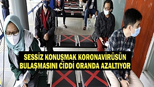 Sessiz konuşmak koronavirüsün bulaşmasını ciddi oranda azaltıyor