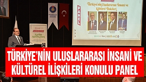 Türkiye’nin Uluslararası İnsani ve Kültürel İlişkileri Konulu Panel