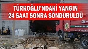 Türkoğlu’ndaki Yangın 24 Saat Sonra Söndürüldü