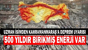Uzman isimden Kahramanmaraş’a deprem uyarısı: 500 yıldır birikmiş enerji var