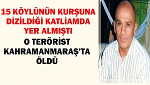 15 Köylünün kurşuna dizildiği katliamda yer almıştı! O Hain terörist Cezaevinde öldü
