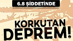 6.8 Şiddetinde Deprem