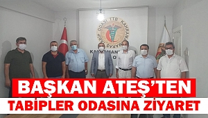 Başkan Ateş’ten Tabipler Odasına Ziyaret